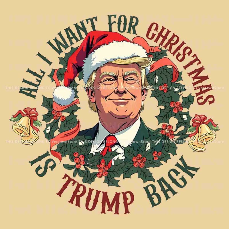 Bring Back Trump for Christmas SVG