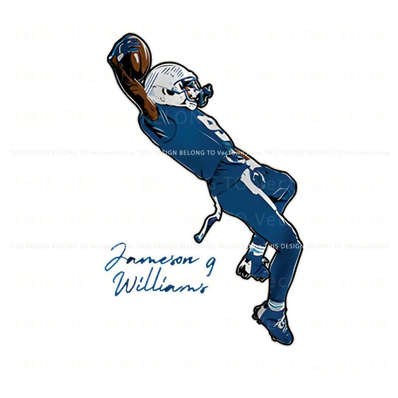 Celebrate Jameson Williams TD with This Iconic PNG