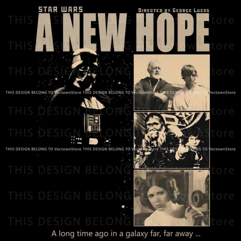 Classic Disney Star Wars A New Hope PNG Design