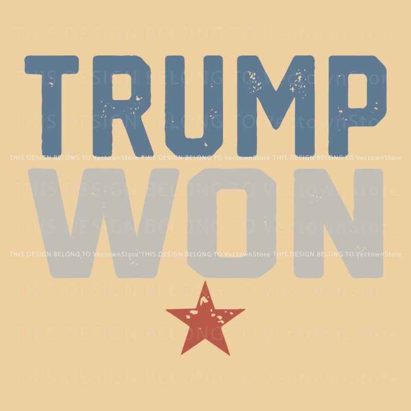 Classic Trump Elected 47th President USA SVG