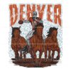 Denver Broncos Football Skeleton SVG Graphic