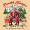 Donald Trump White House Security Santa Hat PNG