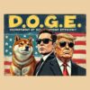 Enhancing Government Efficiency with Elon Musk Trump and Doge SVG