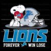 Eternal Detroit Lions Football Victory SVG