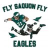 Fly Saquon Fly Eagles Football Player SVG