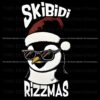 Gen Alpha Skibidi Rizzmas Penguin PNG for Christmas Fun