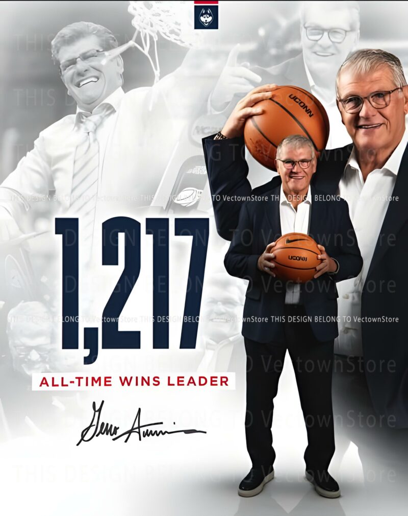 Geno Auriemma Tops 1217 Wins Leaders Chart PNG