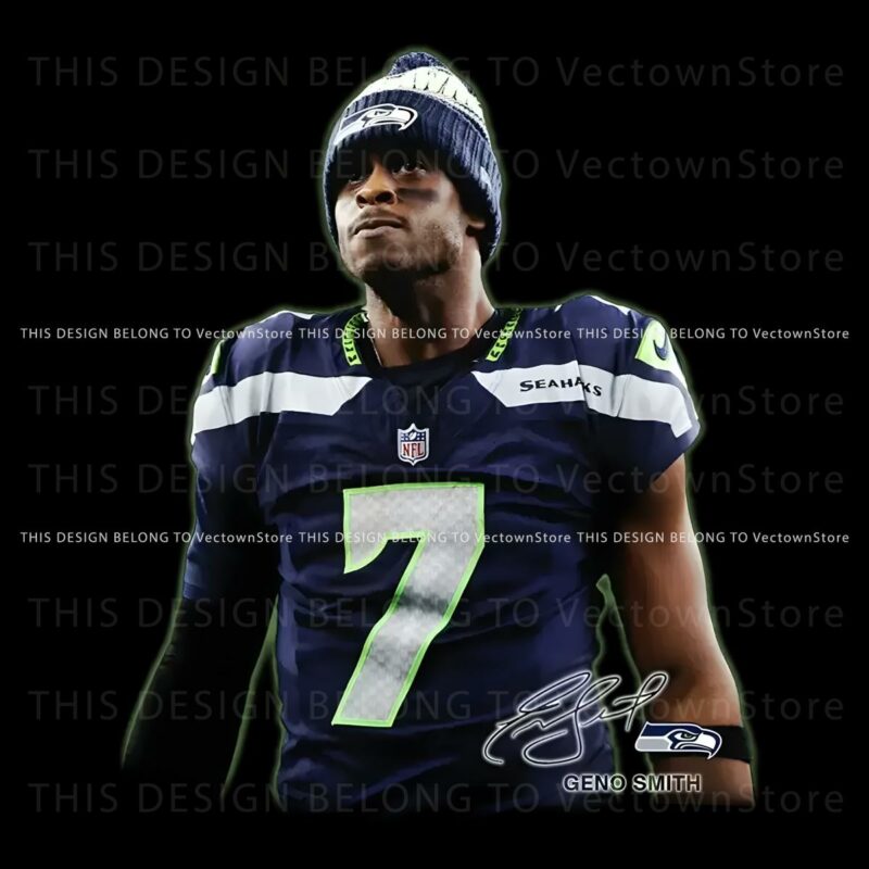 Geno Smith 7 Seattle Seahawks Signature PNG