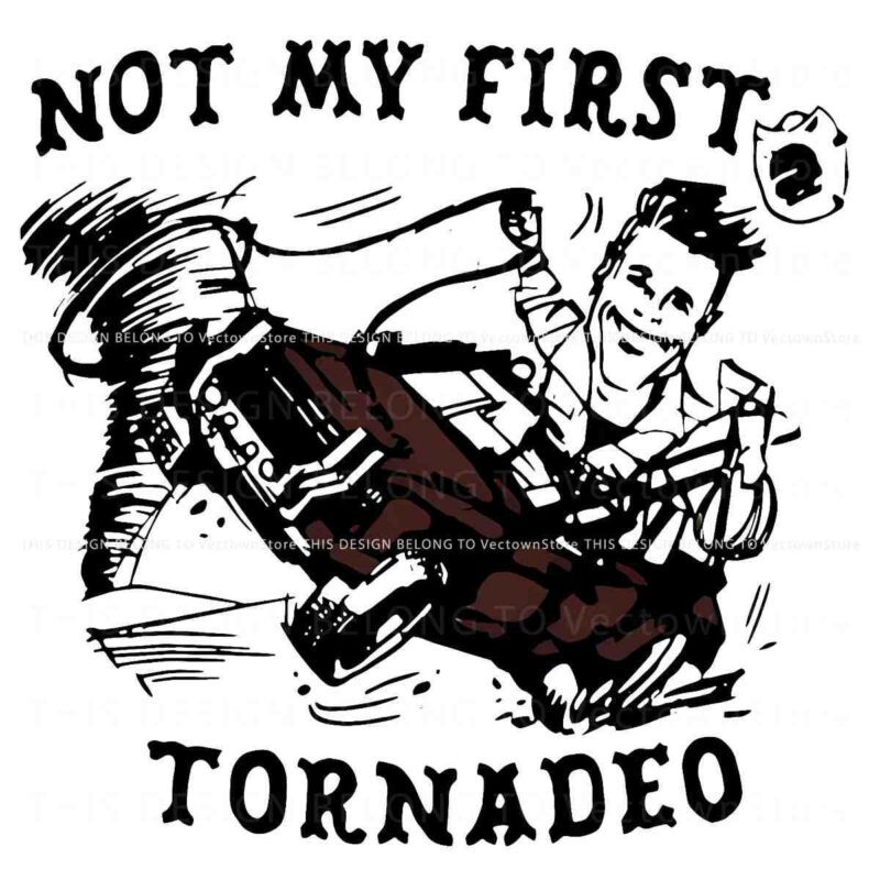 Glen Powells 2024 Twisters Not My First Tornado SVG