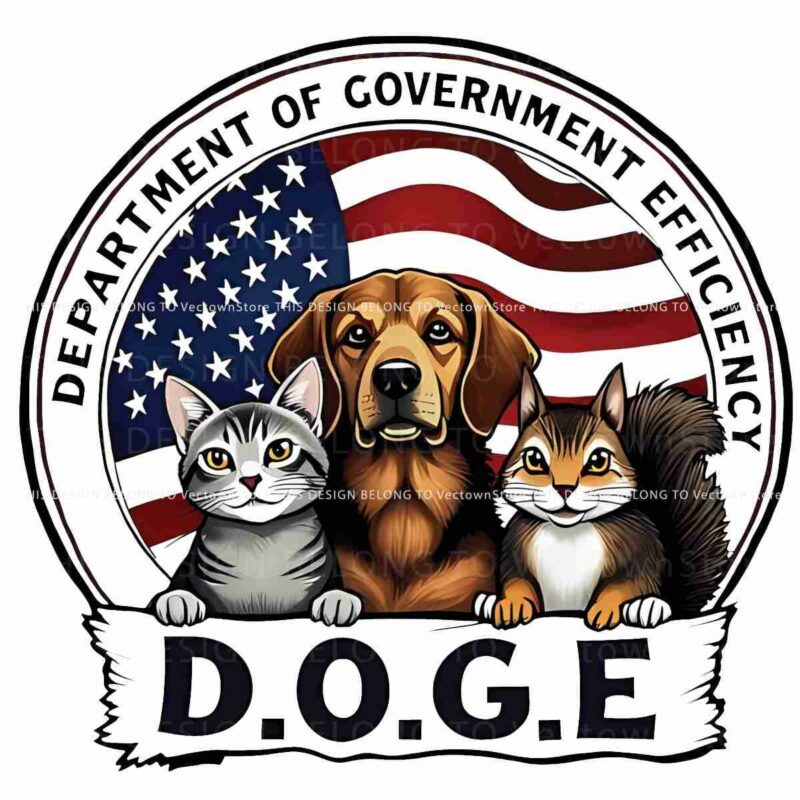 Government Efficiency Department PNG for Doge Pet Enthusiasts