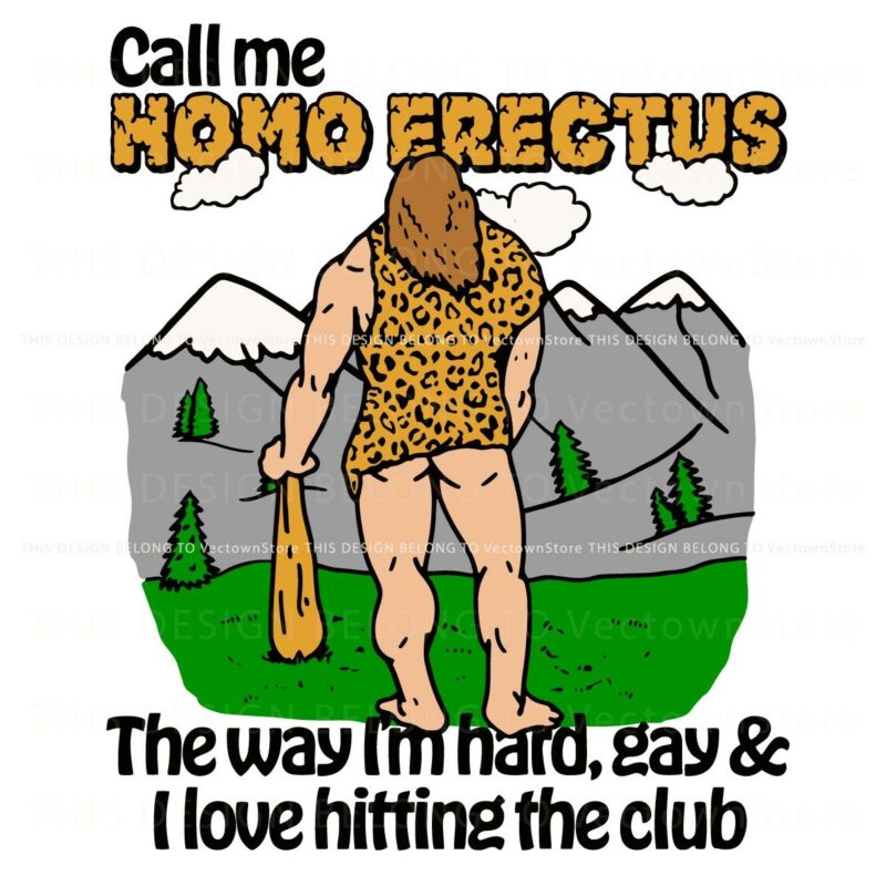 Hilarious Homo Erectus Meme PNG Collection