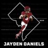 Jayden Daniels Washington Commanders State Star PNG