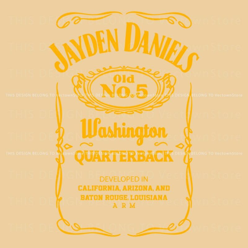 Jayden Daniels Washington Football SVG