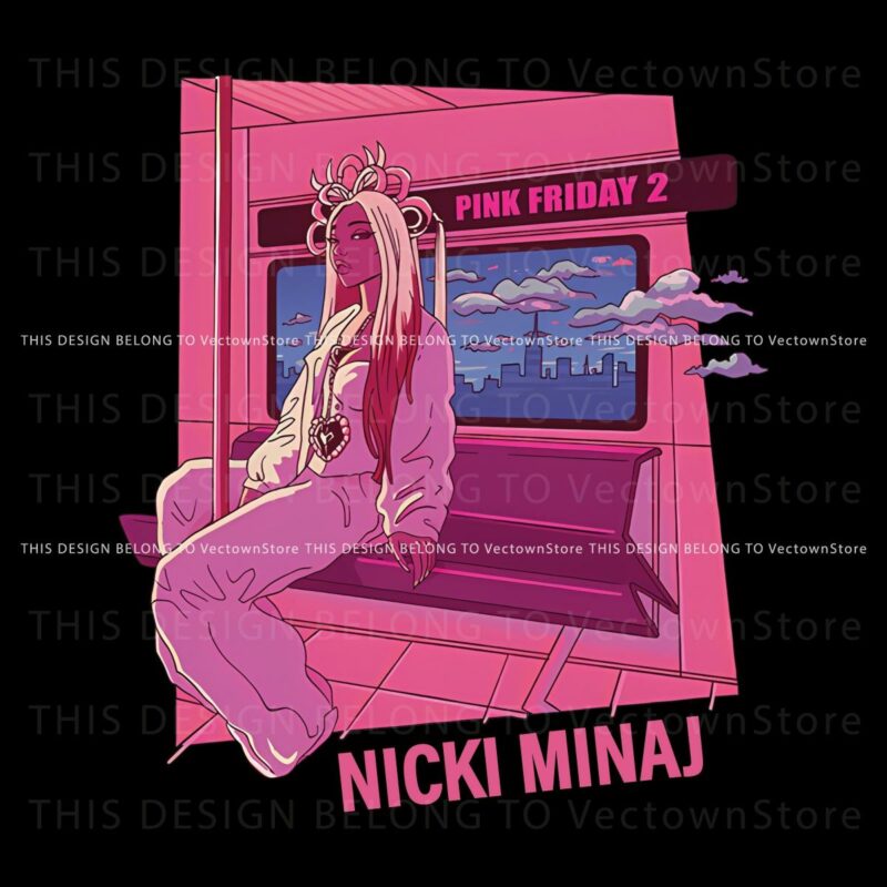 Lo Fi Nicki Minaj Pink Friday 2 World Tour PNG