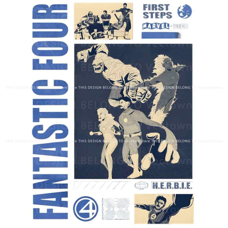 Marvels Fantastic Four Origins Superhero PNG