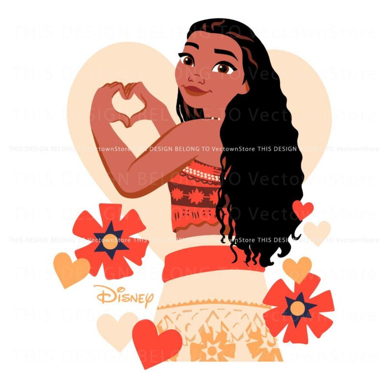 Moana 2 Cartoon Movie SVG Disneys Love Tale Continues