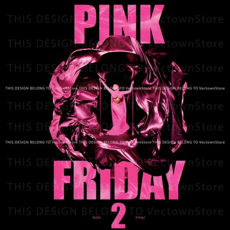 Nicki Minaj Pink Friday 2 Alternate Cover PNG