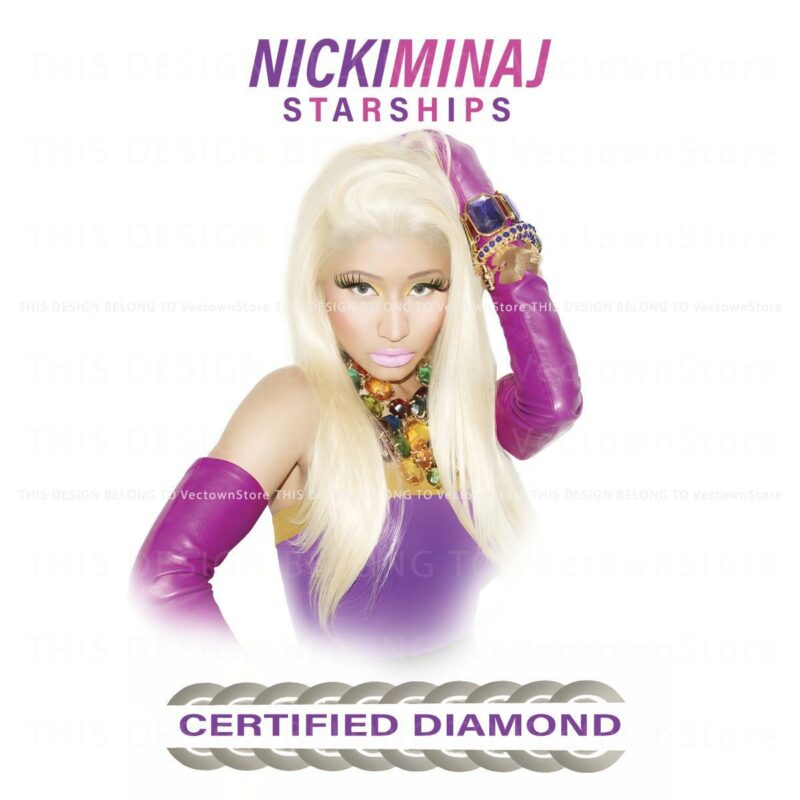 Nicki Minaj Starships Certified Diamond PNG