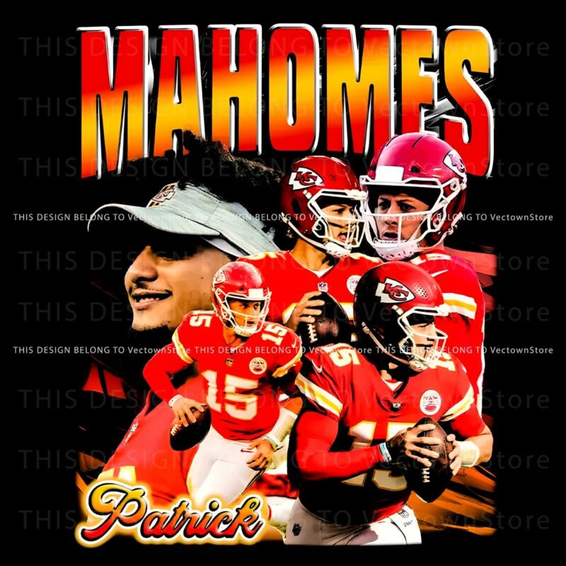 Patrick Mahomes 15 Kansas City Chiefs PNG