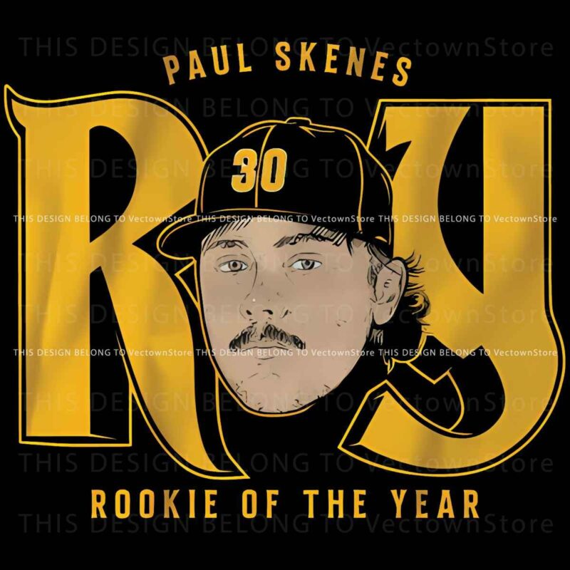 Paul Skenes 30 Rookie Of The Year PNG