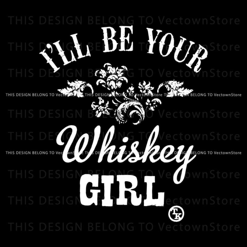 Retro Whiskey Girl SVG Design for You