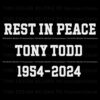 Rip Tony Todd 1954 2024 SVG