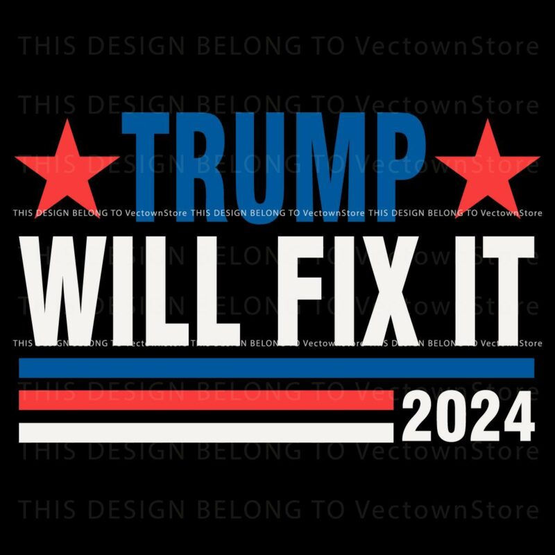 Support Trump 2024 Presidency with SVG Design