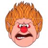 SVG of Heat Misers Face from A Miser Brothers Xmas Film