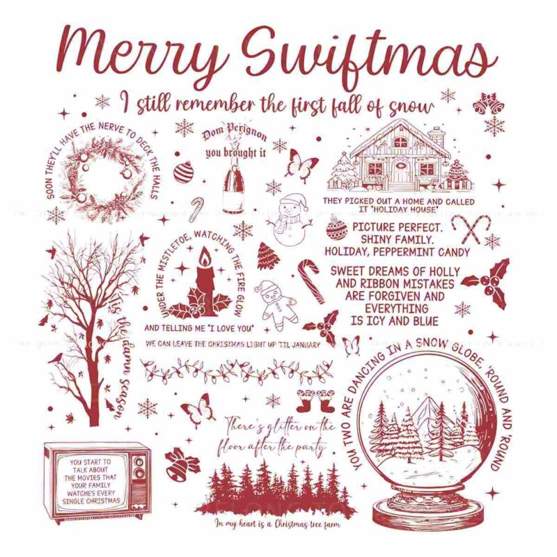 Swiftmas Memories First Snowfall PNG Delight