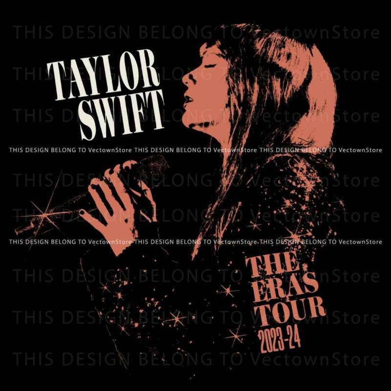 Taylor Swift 2024 Eras Tour Red Taylors Version in PNG