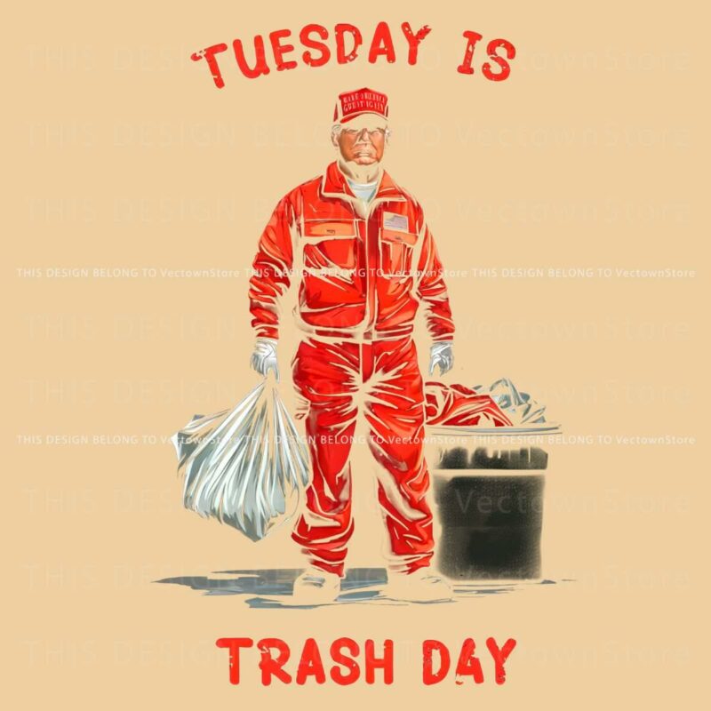 Trash Day Tuesday Garbage Trump PNG