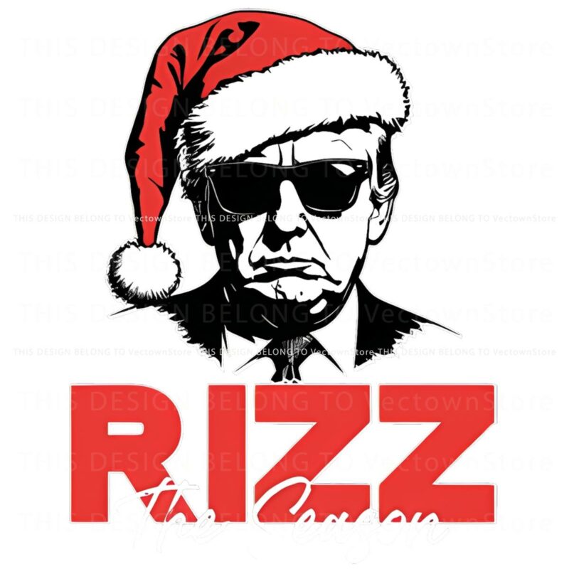 Trump Santa Hat PNG Rizz Up Your Holiday Season