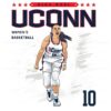 UConn Huskies 10 Nika Muhl Womens Basketball PNG Image