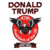 USAs 47th President Majestic Eagle SVG