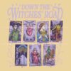 Vintage Down The Witches Road Tarot Cards PNG