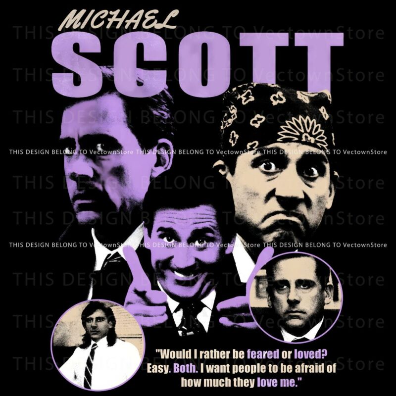 Vintage Michael Scott The Office Actor PNG