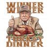 Vintage Thankful Trump Winner Winner Turkey Dinner PNG