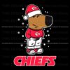 A Cool Kansas City Chiefs Football Christmas SVG Design