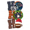 Auburn Tigers Ho Ho Ho Christmas Football Game Day PNG