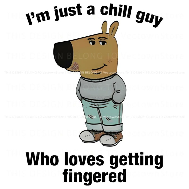 Chill Guys Fun SVG Love for Finger Art