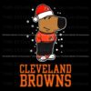 Cool Cleveland Browns Christmas Football SVG for the Chill Guy