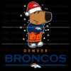 Denver Broncos Christmas Football Chill Guy SVG Fun