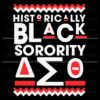 Historically Black Sorority Delta Sigma Theta SVG
