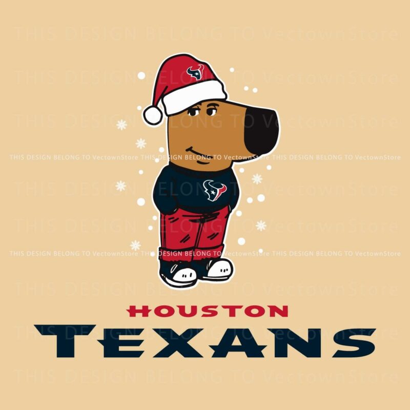 Houston Texans Football Festive SVG Cool Dude Edition