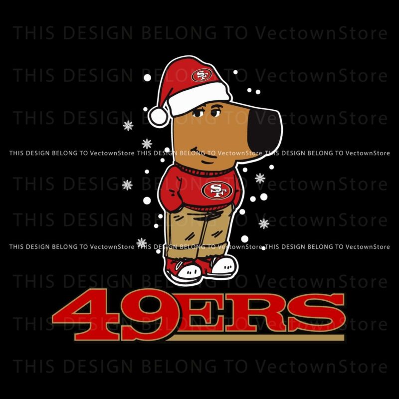 Relax with the San Francisco 49ers Christmas SVG The Cool Choice