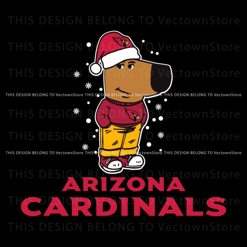 Relaxed Cardinals Fan Holiday SVG Arizona Football Style