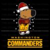 Relaxed Dudes Washington Commanders Christmas SVG