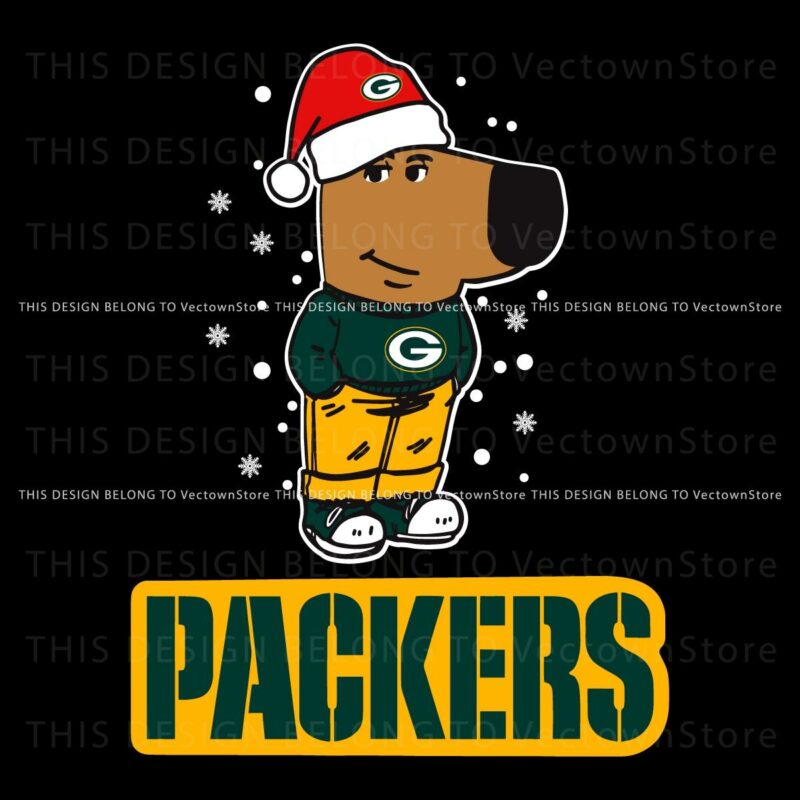 Relaxed Green Bay Packers Fans Christmas SVG Delight