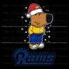 Relaxed LA Rams Fan Christmas SVG Show Your Spirit