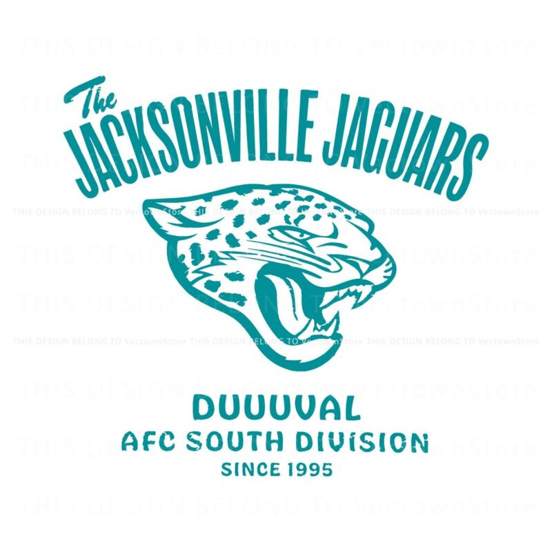 Retro Jacksonville Jaguars Football Duuuval SVG